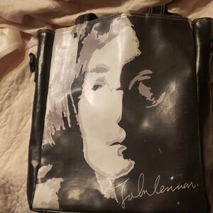 Source Unknown Monochrome Artistic Shoulder Bag